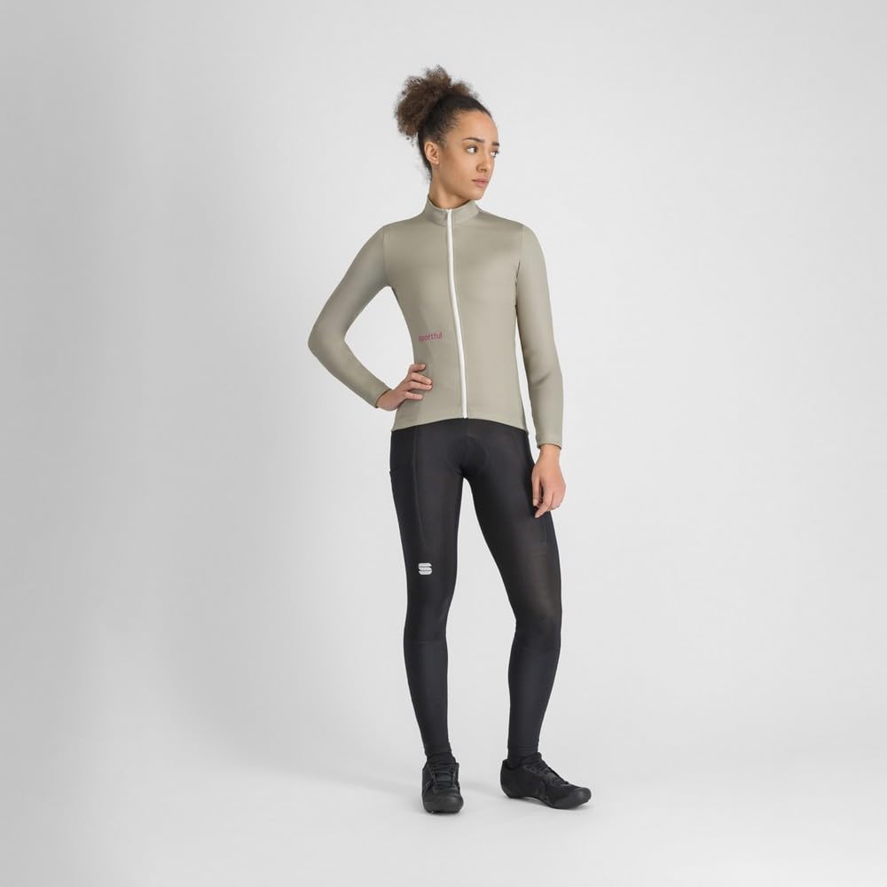 Sportful - Maglia termica a maniche lunghe, colore: Verde