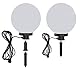 Trango 200 Gartenkugel Leuchte IP44 Kugelleuchte 20cm ? *GARDEN* in Weiß mit je 5m Kabel & 1x E27 Fassung, geeignet für LED Leuchtmittel Gartenleuchte, Außenleuchte, Gartenstrahler ohne Leuchtmittel