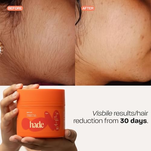 Image of NOFUZZ Turmeric Herbal Permanent Facial Hair Removal Pack | Painless Hair Removal | Lightens Thick Facial Hair | No Irritation, No Skin Rashes | 45g