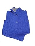  GANT 80546 Lambswool Cable Jacke AZURBLUE Melange 477 Herrenjacke 100% Lambswool, Blau Medium