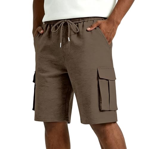 Short de sport homme avec poches pratiques et ceinture élastique confort