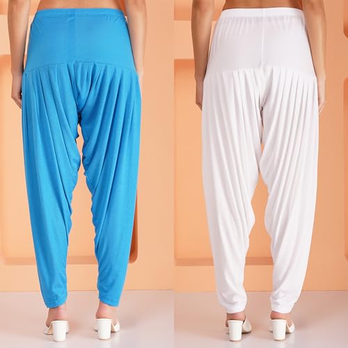 Image of Buy That Trend Patiyala Pants for Women Viscose Dhoti Patiyala Salwar Harem Bottoms Pants