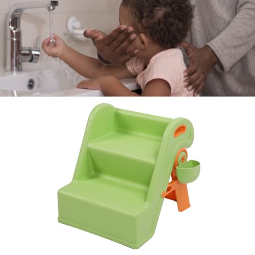Tabouret enfant 2 marches pliable et antidérapant vert - 4