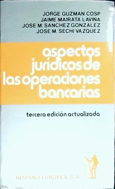 Portada de Aspectos juridicos de las operaciones bancarias