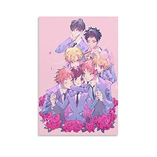 PICQXS 60X90cm sans Cadre Tableaux sur Toile Ouran High School Host Club Affiche   Anime