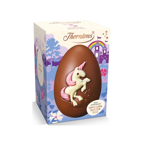 Throntons Easter Egg Chocolates Selection | Unicorn Milk Chocolate Easter Egg | Chocolate Gifts | Thank You Gifts | Easter Party | 151g