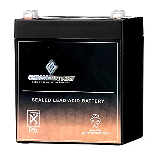 12V 4.5Ah Sealed Lead Acid (Sla) Battery - T1 Terminals - For Zb-12-4.5 #TOP5