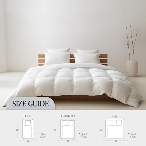 Royal Luxe Goose Feather Down Comforter thumbnail 5