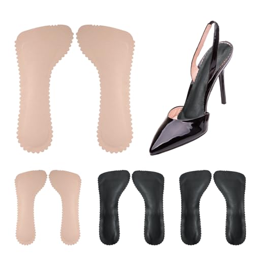 4 pares de plantillas para zapatos de tacón alto para mujer miniatura 1