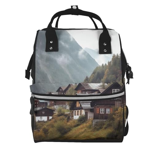 Sac à langer multifonction pour ordinateur portable et voyage avec grand volume