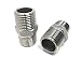 CONCORD 304 Stainless Steel 1/2" NPT to 1/2" NPT Hex Nipple Home Brew. 2 Pack
