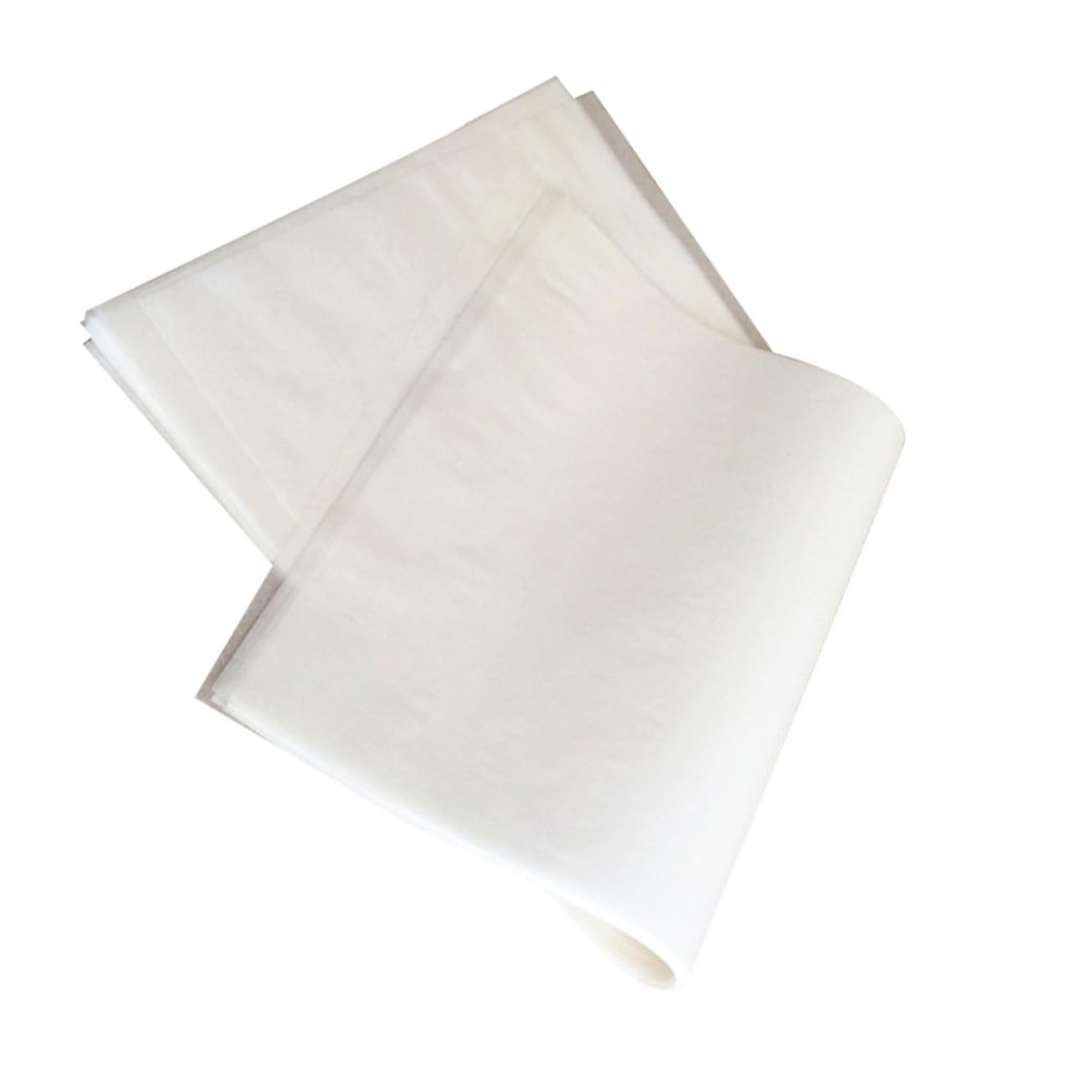 Carta da Forno Antiaderente in Silicone Bianco 50 Fogli | Barbecue e Verdure, Alta Resistenza Termica, Uso in Cucine Domestiche e Negozi