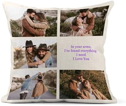 Print Maniacs Personalised Cushions with Photos, Customised Pillo...