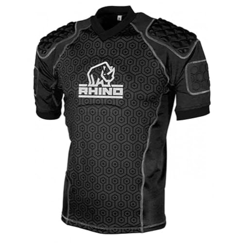 Rhino Rugby Body Protection Pro Adult Black Medium