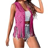 Robes de cowgirl pour femme - Accessoires occidentaux pour femme - T-shirt western pour femme - Chemise western hippie - Tenue de concert occidentale pour femme - Accessoires de cowboy pour femme - Haut à franges grande taille - Robe de cowgirl pour femme - Chemise de cowgirl western pour fille - Gilet à franges noires pour femme - Vêtements occidentaux à franges roses - Robe à franges pour femme - Vêtements western chic pour femme