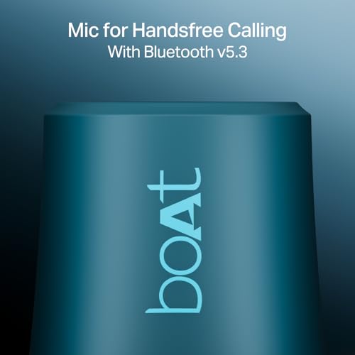 Image of Boat Stone Uno, 3W Signature Sound, 6HRS Battery, TWS Feature, Bluetooth v5.4 & Type-C Interface, Bluetooth Speaker, Wireless Speaker, Portable Speaker(Tropical Blue)