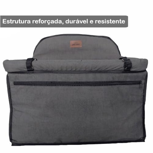 Cadeira Assento Elevado Transporte Pet Cachorro Gato até 30kg Carro Viagem Segura
