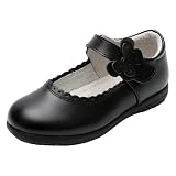 Generisch Schwarze Mädchen Ballett Schuhe Leichte Flache Kappe Grundschülerinnen Ideal Schulalltag (OTHER5, 32 Big Kids)