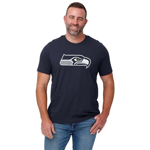 Image of FOCO Men's NFL Team Primary Logo Black Short Sleeve T-Shirt