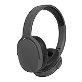 Fone de Ouvido Bluetooth 5.3, Sem Fio, Headphone, Cancelamento de Ruído, Bateria de Longa Duração, Confortável, Entrada P2 e cartão de memória. (Preto)