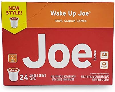 Joe Knows Coffee, Wake Up Joe Medium Roast 24 Single Serve Coffee