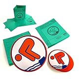 10er Set 5 x Deutscher Schwimmpass mit 5 x Bronze Abzeichen zum aufbügeln I Schwimmabzeichen für Kinder und Erwachsene I offizielle Urkunde in grün inkl. DOSB-Bestätigung aktuelle Version 2021