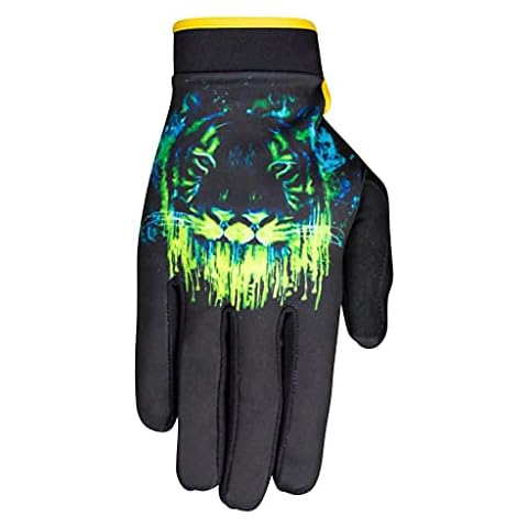 Saints of Speed Mountain Bike & Motorcycle Gloves, Medium, Radioactive Cover