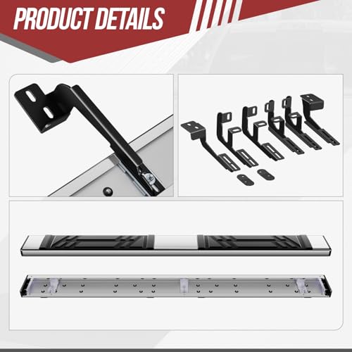 Estribos para GMC Acadia Denali 2010-2016 acero inoxidable miniatura 6