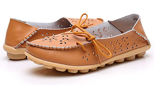 Image of VenusCelia Women's Breathable Comfort Walking Office Flat Loafer
