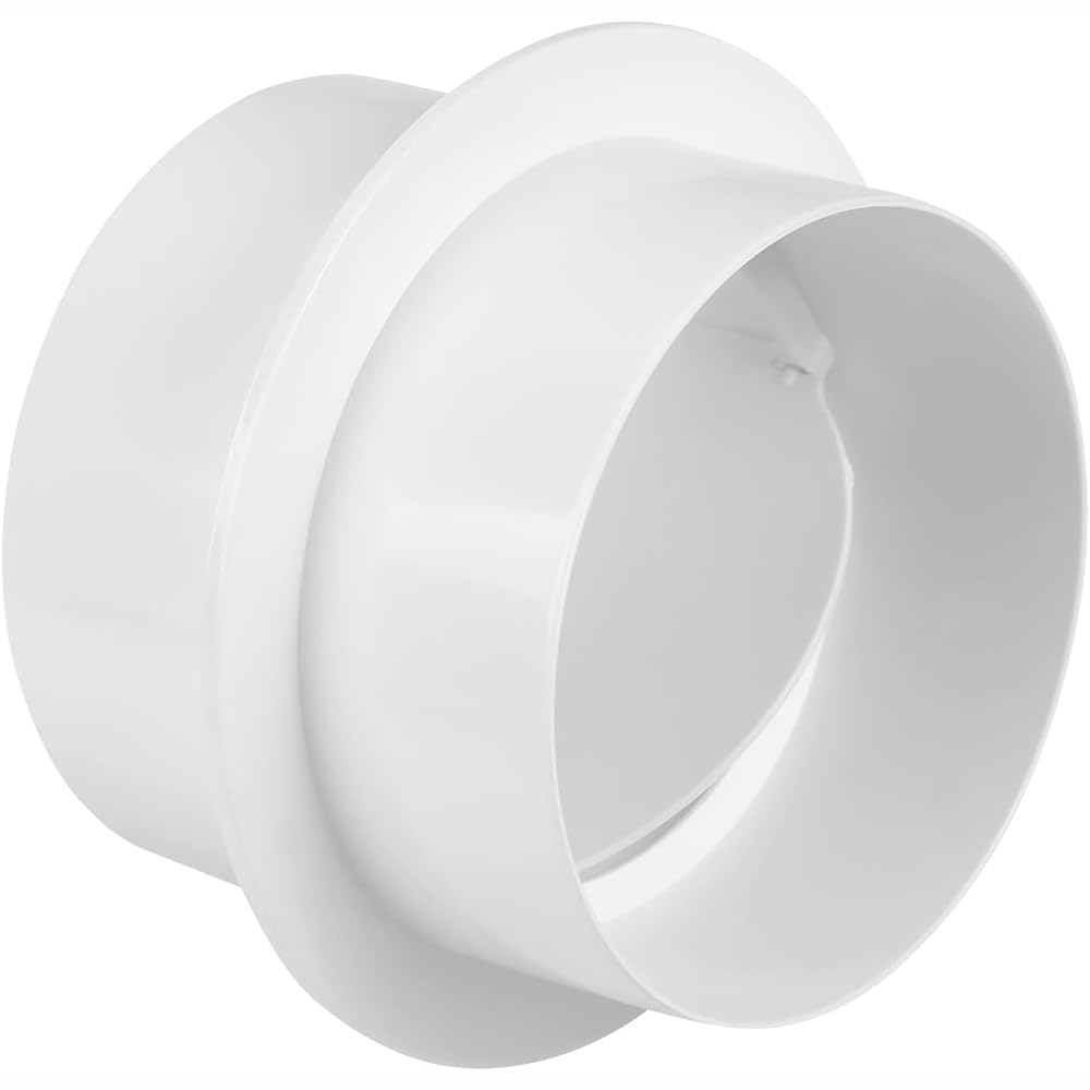 Válvula de retención de ventilador de PVC, válvula antirretorno de 110 mm, conector de tubo rígido redondo que evita el riego inverso para cocinas, baños y baños