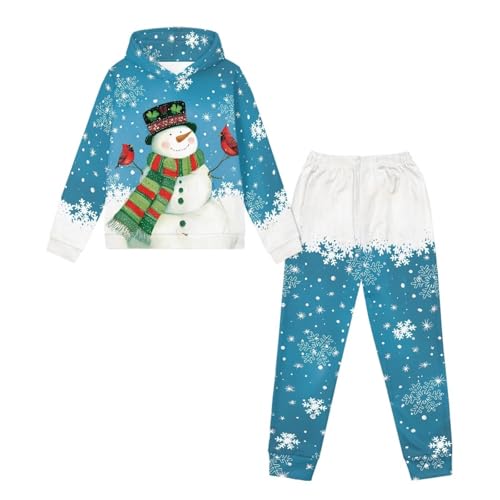 Pensura Girls 2 Pieces Sweatsuits Pullover Hoodie and Sweatpants Boys Fashion Tracksuit Set Outfits Casual Clothes Fall Winter Clothing, Strawberry Axolotl Cherry Blossom