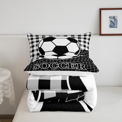 Image of Feelyou Soccer Bedding Set Queen Size for Kids