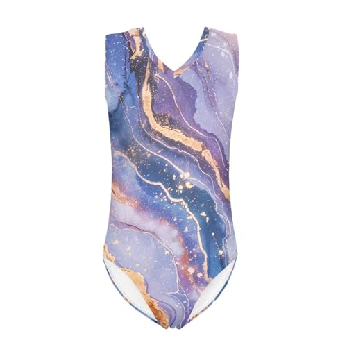Image of Fashion Print One-Piece Swimsuits for Girls,Soft Stretchy One Piece Bathing Suit Quick Dry Beach Swimwear 5-14 Years