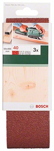 Bande abrasive 60x400 mm G40 RW non perforé fixation étrier 3 pièces - vue 4
