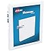Avery Economy Showcase View Binder with 1/2 inch Round Ring, White, 1 Binder (19551)