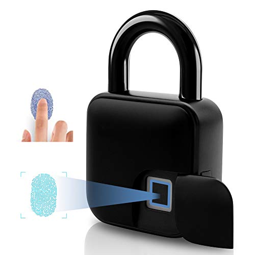 Cadeado de impressão digital inteligente Cadeado com impressão digital, para dormitório de controle