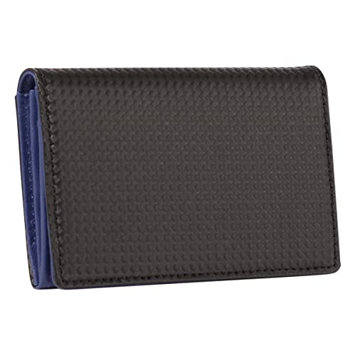 [ノイ インテレッセ] ノイインテレッセ 名刺入れ シャッテン2.0 メンズ 0705 Neu interesse Schatten 2.0 カードケース 牛革 本革 ハイブリッドレザー 撥水 【05】ブラック×ネイビー