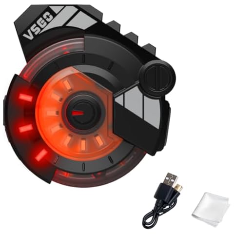 VSGO Rechargeable EDC Clip Pocket Flashlight, Three Light Source, 8 Light Mode, 200mAh Battery, Type-C Charging, Flat Wrench, Magnetic Attach, Multi-Use for Night Work, Cycling, Emergency, Signal Tool Cover