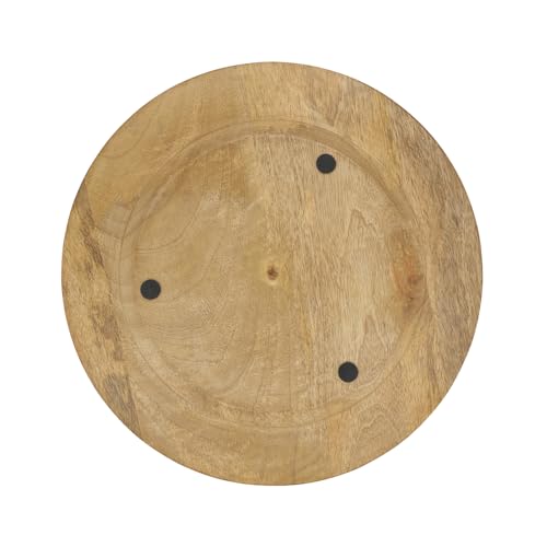 Platos Decorativos de Madera Fennco Styles 13 in Redondo Set 4 miniatura 5