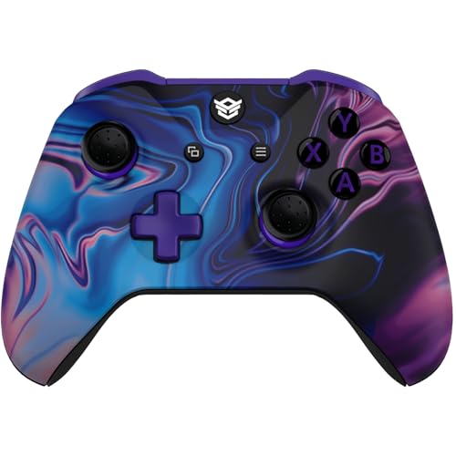 Image of HEXGAMING ULTRA ONE Wireless Controller for Xbox Series X & S, for Xbox One, for Windows 7 /8 /10-4 Remap Back Paddles - Hair Triggers - Interchangeable Thumbsticks - 6 Profiles - Chaos Purple