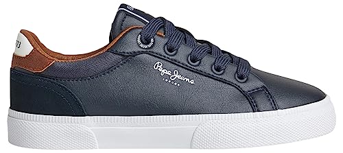 Pepe Jeans Kenton Court B, Zapatilla, Azul (Marino), 39 EU