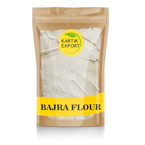 Image of Kartik Export Bajra Atta [ Pearl Millet Flour ] Gluten Free Flour, 1Kg