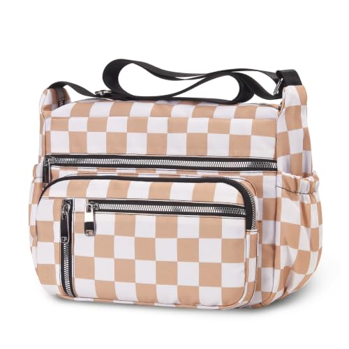 Image of NPBAG Crossbody Bag for Women, Shoulder Purse Handbag Messenger Bag, Trendy Pocketbooks, Waterproof and Multi-Pockets