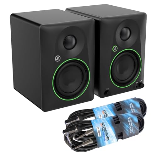 Mackie CR4.5BT Moniteur de studio actif 2 voies haut-parleur Bluetooth avec 2 câbles jack Keepdrum