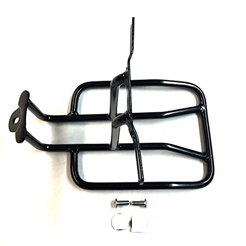 Motorcycle Black Steel Rear Fender Rack Plated Luggage Shelf For For H-D Sportster 1100 1000 Roadster 1200 Roadster Nightster 883 Iron SuperLow