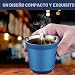 Imagen de Calenxy Juego de 4 tazas de café de acero inoxidable