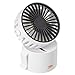 Onlynery Wentylator z klipsem, zasilany bateriami, ręczny wentylator USB z 3 prędkościami, wentylator stołowy ze stabilnym zaciskiem, do biura, sypialni, wózka dziecięcego