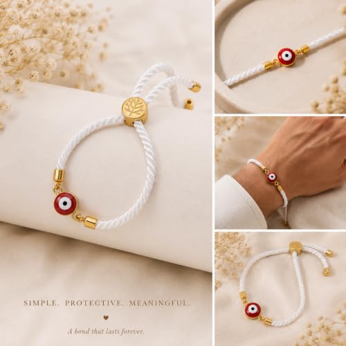 Image of M.F.H Premium Designer Rakhi for Brother | Adjustable Handmade Raki Bracelet |Traditional Raksha Bandhan Gift for Brother | Comfortable & Skin-Friendly RaKi