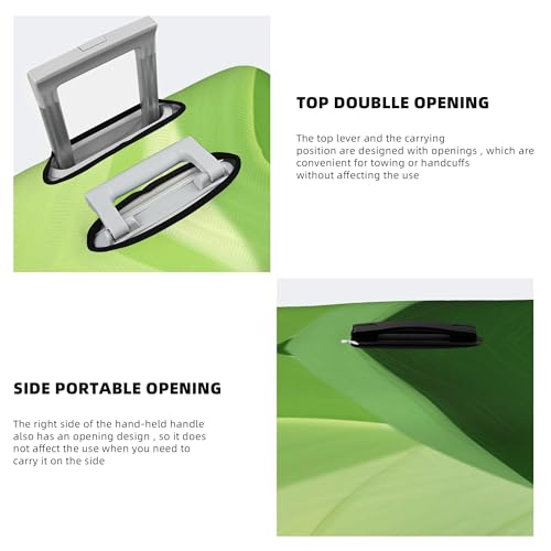 Custom Elastic Luggage Cover Personalized Luggage Cover Travel Suitcase Protectors Add Your Own Name Photo Logo Washable Baggage Covers Fit 22-24 Inch Luggage (L fits 25-28 inch luggage)4