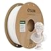 eSUN Filamento per Stampante 3D PLA Opaco Aggiornato, Filamento PLA Opaco da 1.75mm, Precisione Dimensionale +/- 0.02mm, Bobina da 1kg Filamento per Stampa 3D per Stampanti 3D, Bianco Latte Opaco immagine